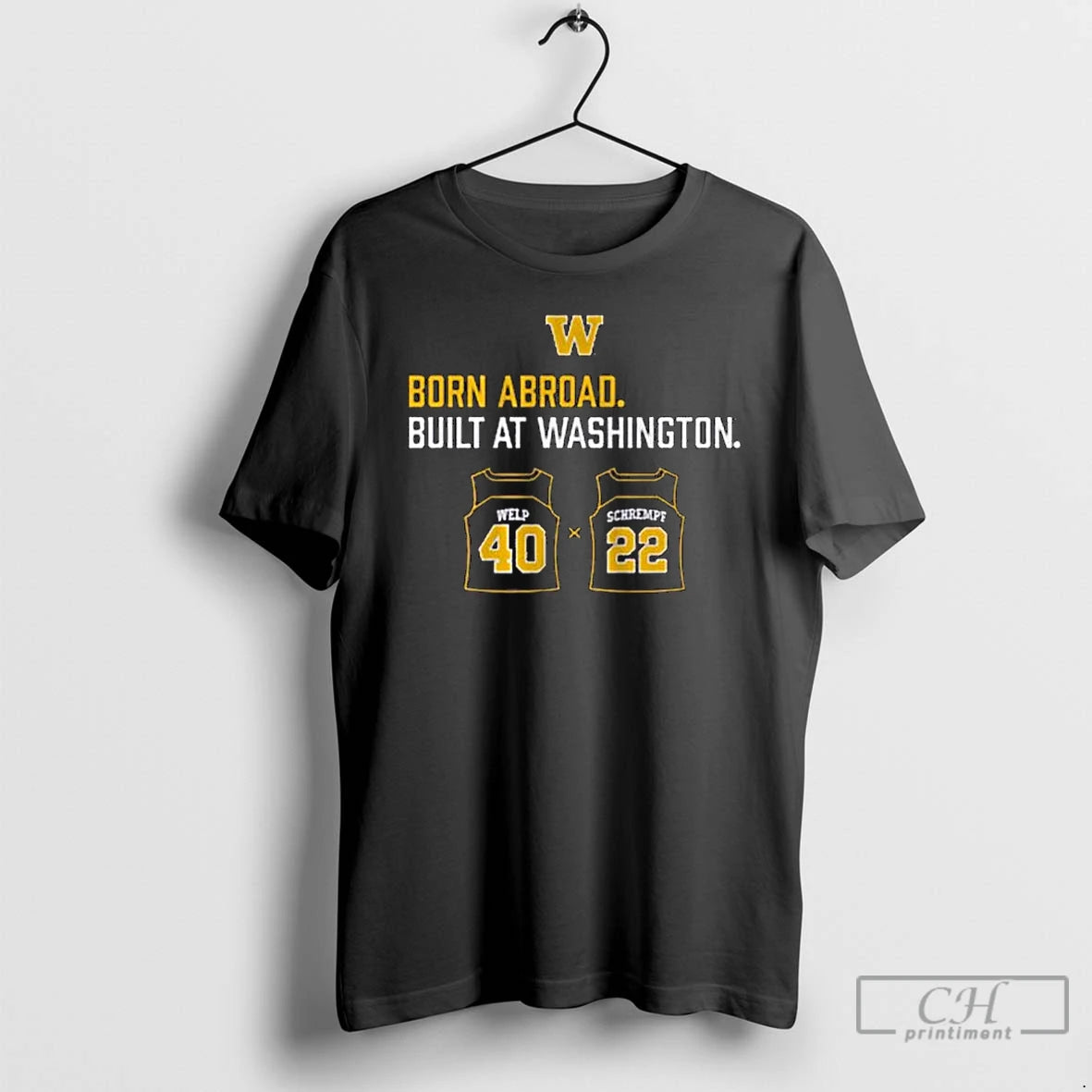 Premium Washington Huskies Schrempf Welp Duo T-Shirts, Hoodie, Sweatshirt | RetroVerseTees.com