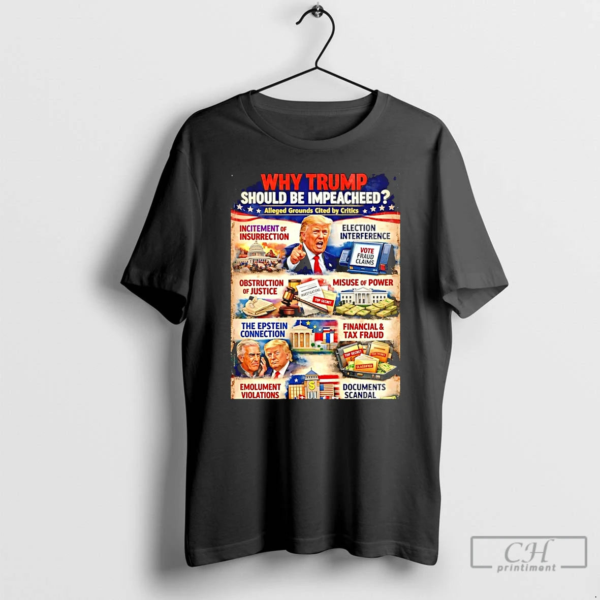 Premium Why Trump Should Be Impeached T-Shirts, Hoodie, Sweatshirt | RetroVerseTees.com