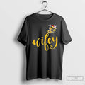 Premium Wifey Georgia Tech Yellow Jackets Santa Hat Merry Christmas T-Shirts, Hoodie, Sweatshirt | RetroVerseTees.com