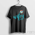 Premium Wifey Miami Dolphins Santa Hat Merry Christmas T-Shirts, Hoodie, Sweatshirt | RetroVerseTees.com