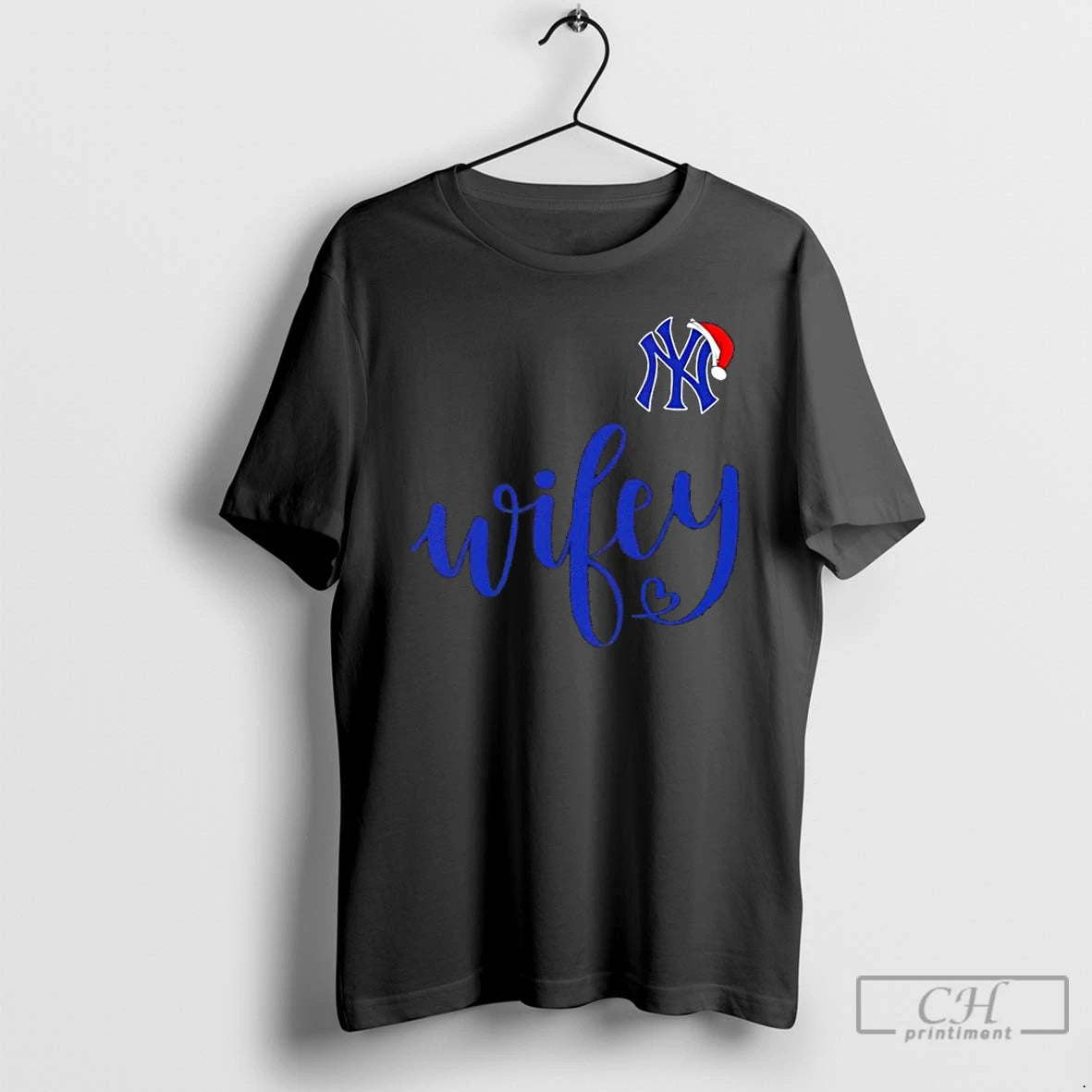 Premium Wifey New York Yankees Santa Hat Merry Christmas T-Shirts, Hoodie, Sweatshirt | RetroVerseTees.com