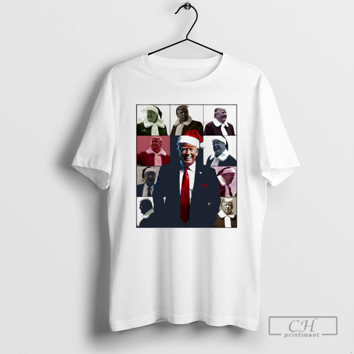 Premium Xmas Trump Era Santa Hat Shirt Sweater