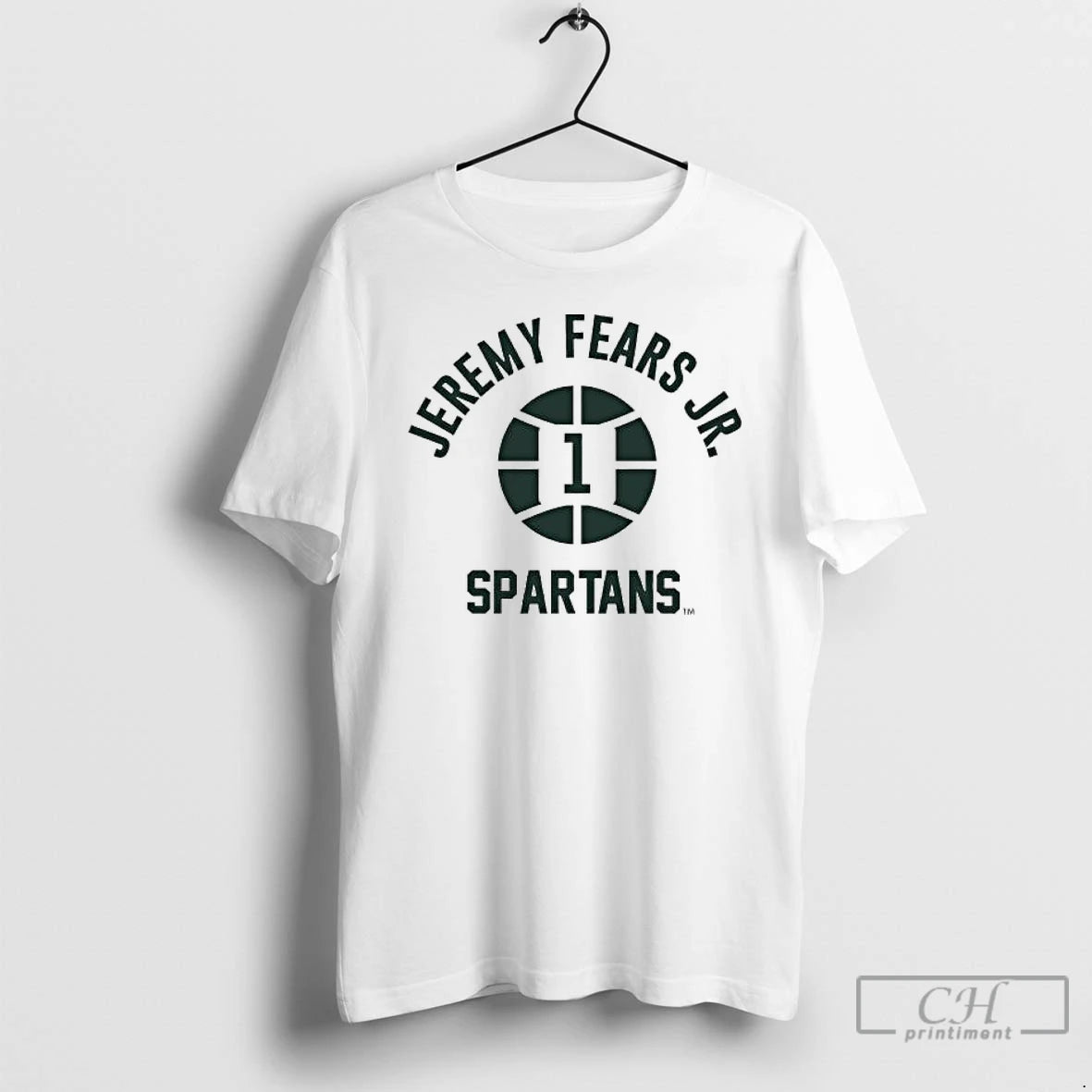 Premium Eremy Fears Jr Name Number Ball Michigan State Basketball T-Shirts, Hoodie, Sweatshirt | RetroVerseTees.com