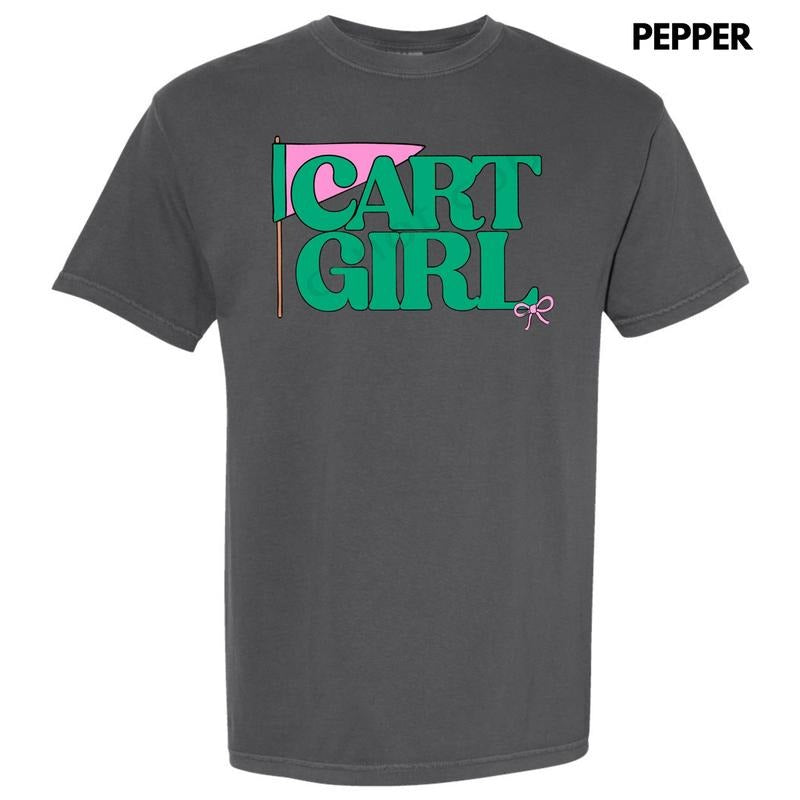 Preppy Cart Girl Comfort Colors T-Shirt Hoodie, Sweatshirt | RetroVerseTees.com