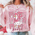 Preppy Mama Goose Shirt, Mama Goose Shirt, Girly Shirt, Goose Design Shirt, Mother's Day Shirt, Floral Mama PngGoose...