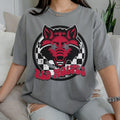 Preppy Red Wolves T Shirt Hoodie Sweater School Mascot Shirt Unisex Berverage Drink Shirt Summer Shirt Energetic Shirt...
