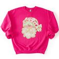 Preppy Santa Sweatshirt, Coquette Santa Christmas Sweatshirt T-Shirts, Hoodie | RetroVerseTees.com