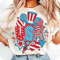 Preppy USA T-Shirt, Retro 4th of JulyShirt, USA Checkered T-Shirt, America Coquette Shirt,  1776 T-Shirt Hoodie, Sweatshirt