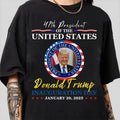 President Donald Trump Inauguration Day 2025 Memorabilia T-Shirt Hoodie, Sweatshirt | RetroVerseTees.com