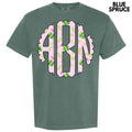 Pretty Pickles Monogram Comfort Colors T-Shirt 'NLB' Hoodie, Sweatshirt | RetroVerseTees.com