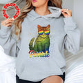Pride Cat T Shirt Hoodie Sweater Purride Cat With LGBT Shirt Cat Lover Shirt Reproductive Rights Shirt LGBTQ Shirt Gay...