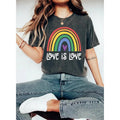 Pride couple shirts, Love is Love Shirt, Womens Love Shirt, Pride Shirt, Love Shirt, Kindness Shirts, LGBTQ Support Tees,...