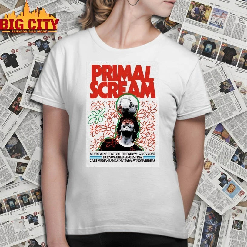 Primal Scream Buenos Aires Event On Nov 3 2025 Poster shirt