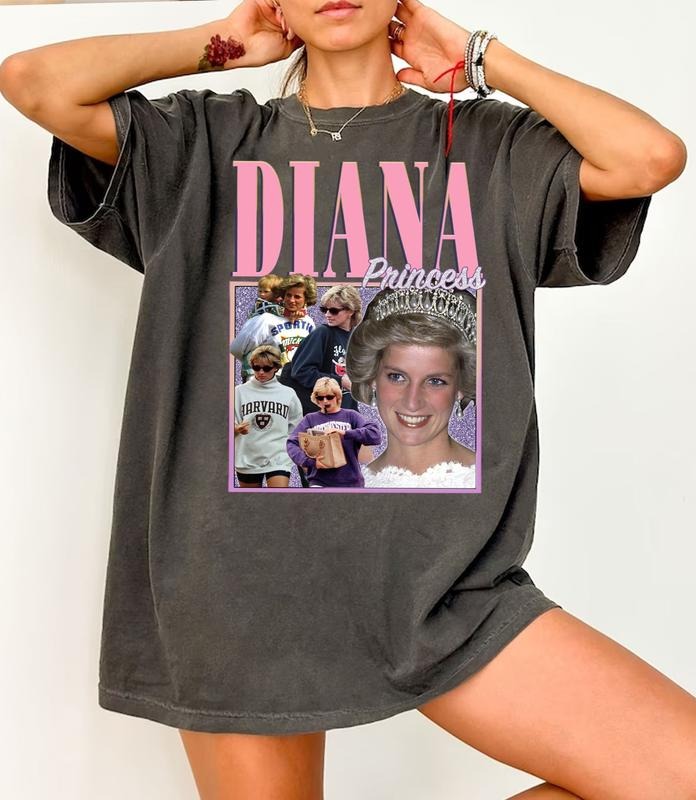 Princess Diana Vintage T-Shirt, T-Shirt Hoodie, Sweatshirt | RetroVerseTees.com