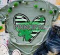 Principal Clover Heart DTF Transfers - THIS IS NOT A SHIRT Hoodie, Sweatshirt | RetroVerseTees.com