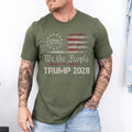 Pro Trump 2028 President America US Flag Retro 4th Of July Unisex T-Shirt, Cotton 100%, Top Trending Fashion Hoodie,...