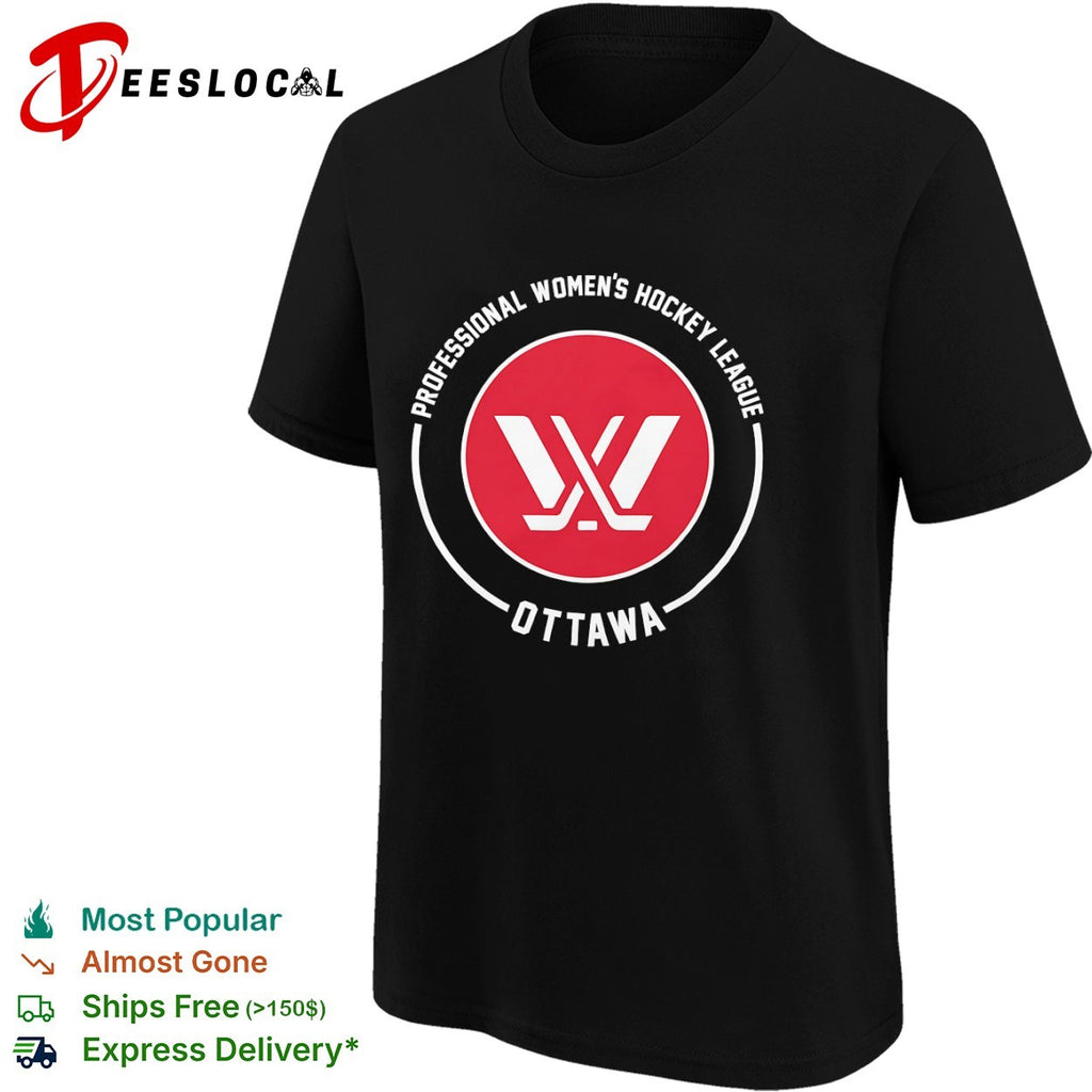 Professional Women’s Hockey League Ottawa Logo shirt