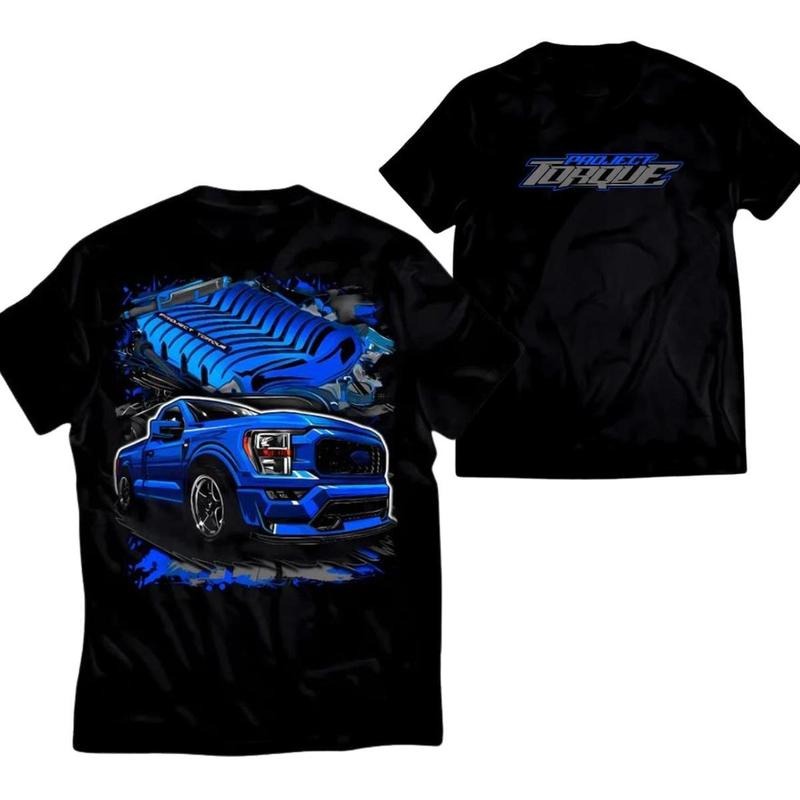 Project Torque Supercharged Coyote T-shirt Graphic Car Shirt Stylish Car Merch For Automotive Enthusiasts Hoodie, Sweatshirt