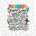 Promises From God DTF Transfer T-Shirts, Hoodie, Sweatshirt | RetroVerseTees.com