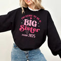 Promoted to Big Sister Sweatshirt, Baby Announcement Sweatshirt, Gift for Big Sister, Baby, Matching Family Shirt, Sister...