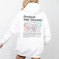Protect Our Oceans Hoodie, Save Your Oceans Sweatshirt, Beach Hoodie, Save The Ocean , Marine Biologist Shirt, Surfing...