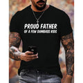Proud Dad TNF'WB shield Day Christian TShirt Pure Cotton Fabric Casual Streetstyle Crew Neck Short Sleeve T-Shirt Trendy...