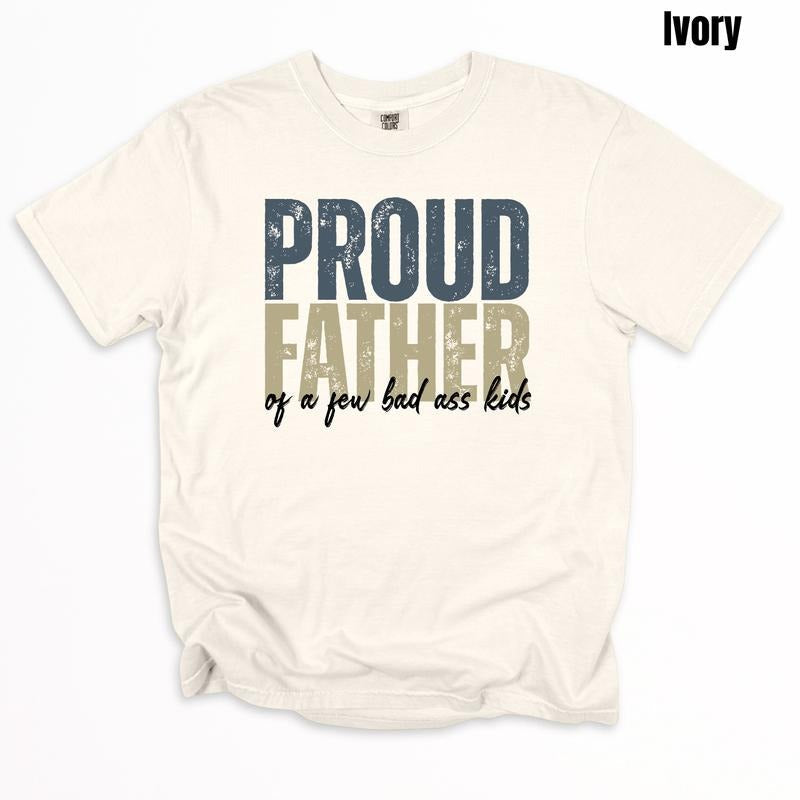 Proud Father Comfort Colors T-Shirt 'NLB' Hoodie, Sweatshirt | RetroVerseTees.com