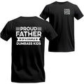 Proud Father Funny T-shirt - Cool Dad Club Design Humorous Style 100% Cotton Casual Wear For Father's Day Machine...