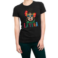 Proud Latina Women's Summer T-Shirt - Casual and Comfortable Cotton Crewneck Tee Top Hoodie, Sweatshirt | RetroVerseTees.com