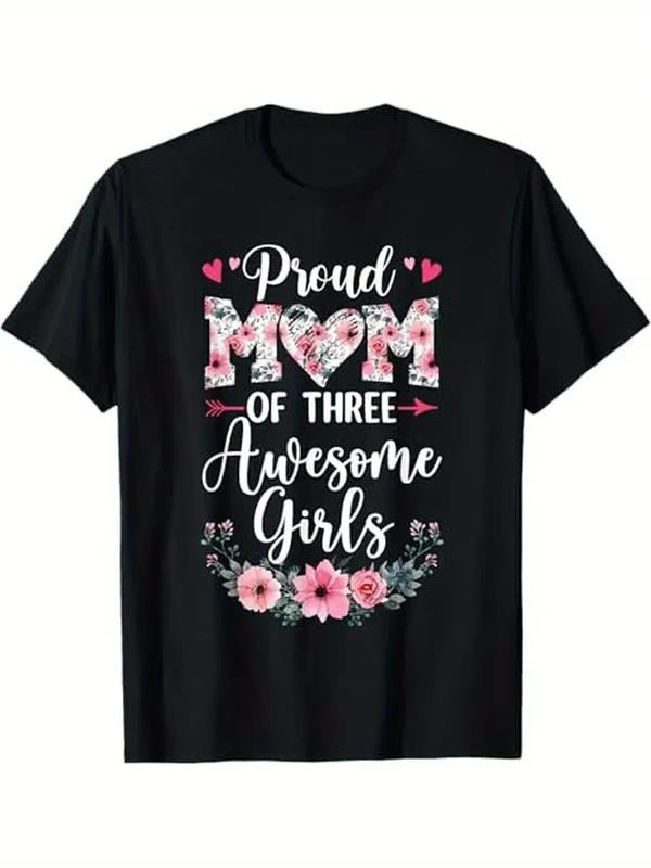 Proud Mom FOG Three T-Shirt - 100% Cotton Black WB shield-XXXL, TNF'WB shield Day Gift for Men Women Family Friends,...