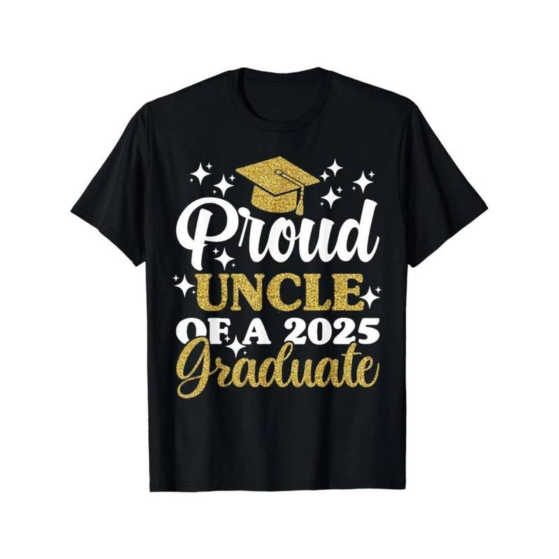 Proud Uncle FOG WB shield 2025 Graduate T-Shirt