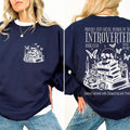 Proudly Anti-Social Member Of The Introverted Book Club Shirt, Skeleton Book Hoodie For Women, Anti Social Sweatshirt,...