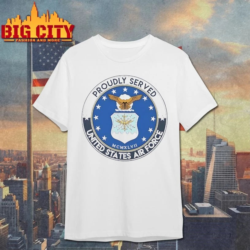 Proudly Served-united States Air Force logo shirt