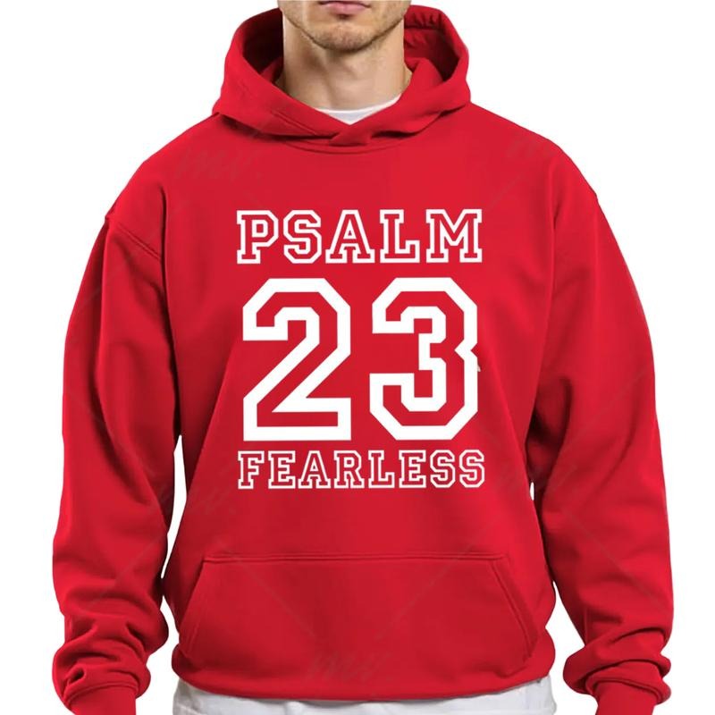 Psalm 23 Hoodie FOG Bible Verse Christian Apparel, Faith Hoodie for Men Women Unisex, Religious Prayer Gift T-Shirts,...