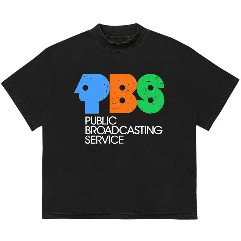 Public Broadcasting Service PBS T-Shirt Retro Graphic Trendy Gift for Him Hoodie, Sweatshirt | RetroVerseTees.com