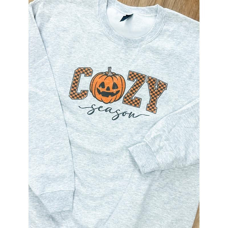 Pumpkin Cozy Season Graphic Top T-Shirts, Hoodie, Sweatshirt | RetroVerseTees.com