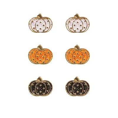 Pumpkin Cutie Stud Earring Set T-Shirts, Hoodie, Sweatshirt | RetroVerseTees.com