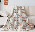 Pumpkin Ghost Floral Blanket T-Shirts, Hoodie, Sweatshirt | RetroVerseTees.com