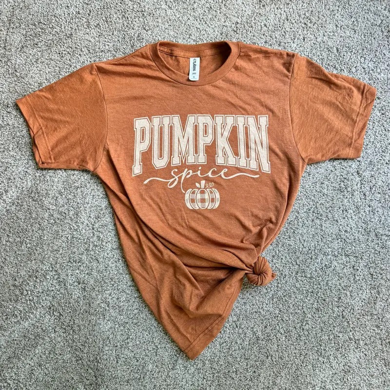 Pumpkin Spice Graphic Tee Hoodie, Sweatshirt | RetroVerseTees.com