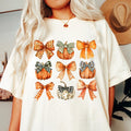 Pumpkins And Bows Shirt - Unisex Relaxed Fit Printed in USA Casual Comfort Cotton Top Athletic Boho Chic All Seasons ...