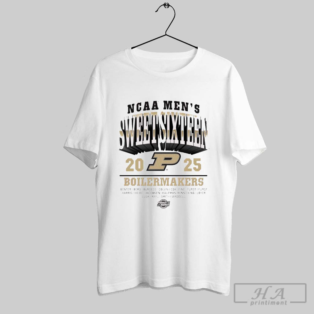 Purdue Boilermakers Basketball 2025 Ncaa Mens Sweet Sixteen March Madness Benter Berg Burgess Colvin Coxi