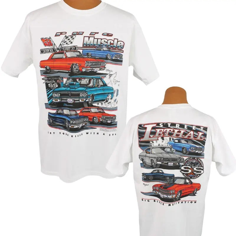 Pure Muscle T-Shirt, Car shirt, Car lover shirt, Classic Car, Iconic Muscle Cars, Chevelle Malibu SS, 396 Turbo-Jet, Car...