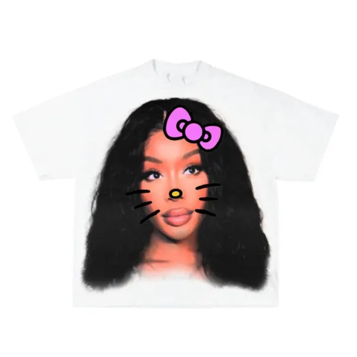 Purple Sza Kitty T-shirt, Rap Hip Hop Tee Hoodie, Sweatshirt | RetroVerseTees.com