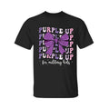 Purple Up For Military Coquette Bow Military T-Shirt,  Fashion Casual Short Sleeve T-shirt for Daily Wear, Ladies Summer...