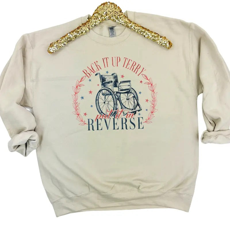 Put It In Reverse Terry Sweatshirt 'NLB' T-Shirts, Hoodie | RetroVerseTees.com