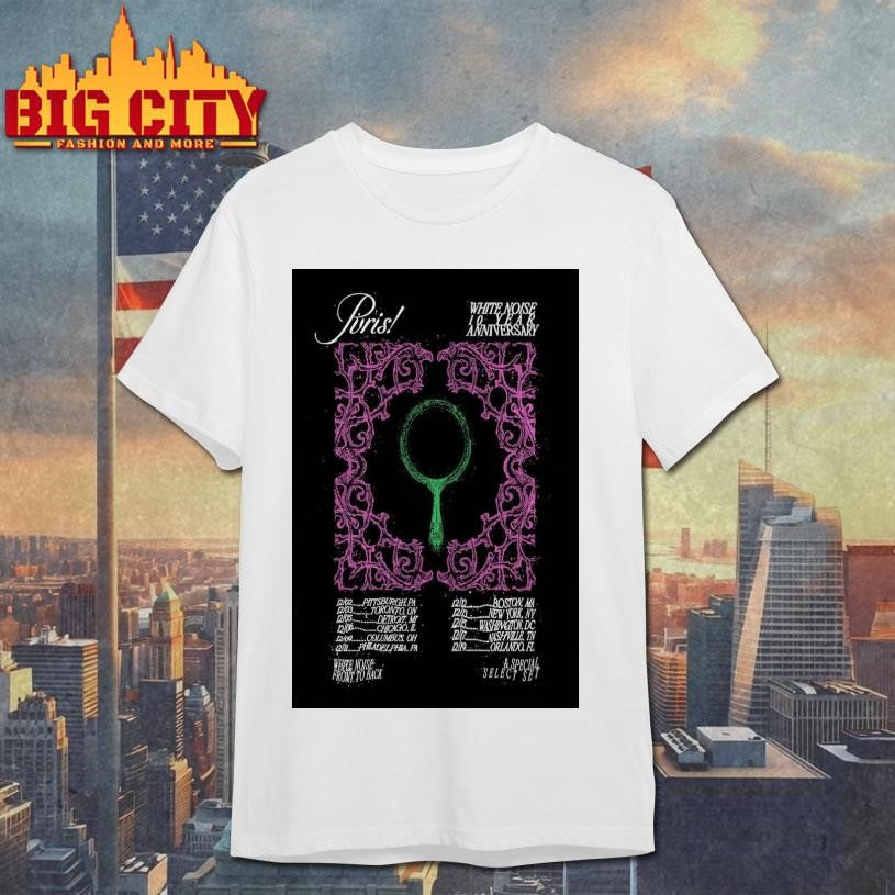 Pvris White Noise New Tour 2025 Poster Shirt