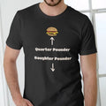 Quarter Pounder T Shirt, Unisex, 100% cotton Fabric Menswear Hoodie, Sweatshirt | RetroVerseTees.com