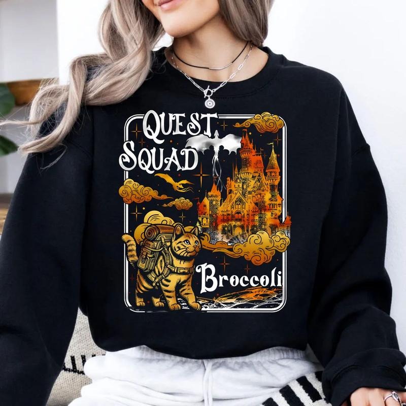 Quest Squad Broccoli Shirt, Onyx Storm Shirt, Fourth Wing, Xaden Riorson, Ridoc Romantasy Fan Shirt, Dragon Rider,Bookish...