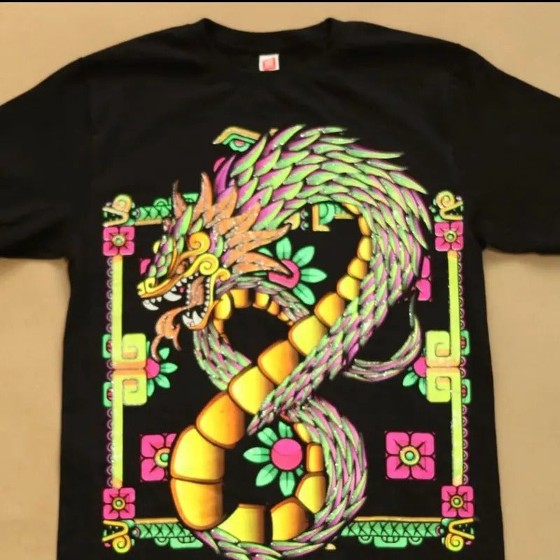 Quetzacoalt size L t-shirt Cotton Casual Hoodie, Sweatshirt | RetroVerseTees.com
