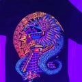 Quetzalcóatl piramide T-shirt Black Cotton Man Hoodie, Sweatshirt | RetroVerseTees.com